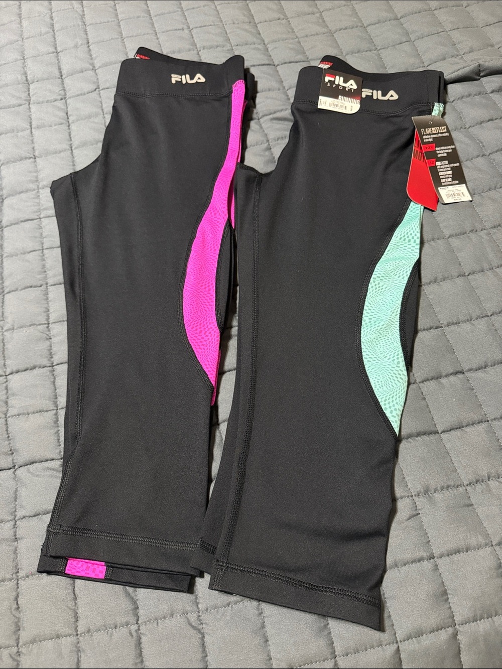 Fila Flare Reflect Running Capri Leggings